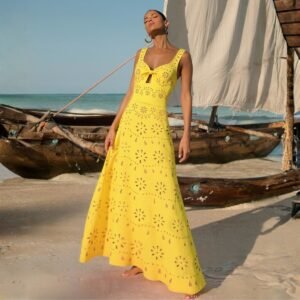 bright-yellow-laser-cut-high-end-swimwear-set-for-women