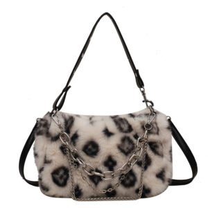 winter-plush-bags-chain-shoulder-bag-women-flowers-print-handbags