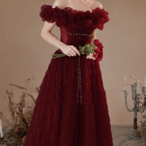new-bridal-red-pearl-fashion-dress
