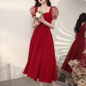 bridal-toast-wine-red-wedding-engagement-elegant-dress
